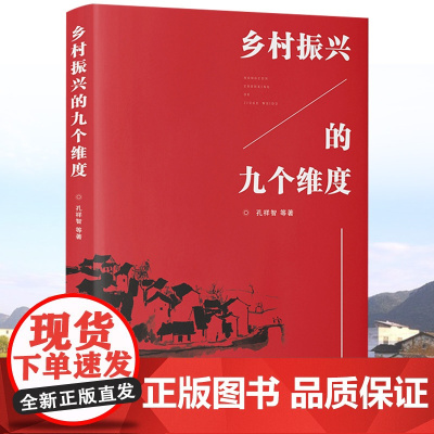 团购优惠]乡村振兴的九个维度学习乡村振兴战略优秀辅导读物农村服务战略乡村经济财政建设现代乡村社会治理体制广东人民出版社