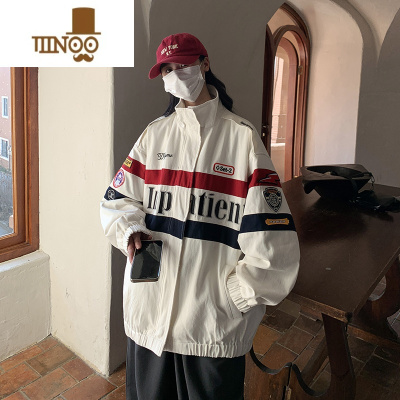 YANXUroora情侣装美式复古机车服外套男款小众超火潮牌夹克