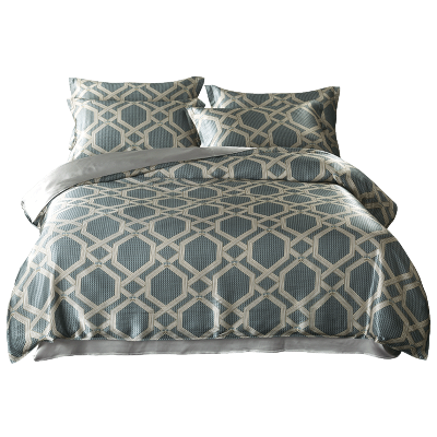 美帮汇喷绘真丝四件套桑蚕丝数码印花丝绸床单被套1.8m真丝用品