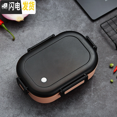 三维工匠冰箱保鲜盒塑料饭盒圆形微波炉加热带专用碗便当盒餐盒水果收纳盒 粉色