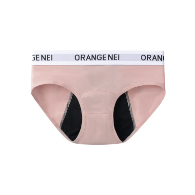 中腰生理裤工厂性感姨妈裤防漏内裤棉女生三角裤安全内裤