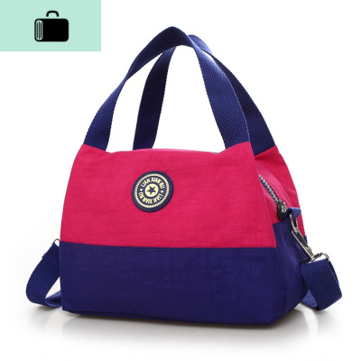 休闲女包水洗牛津布便当包单肩斜挎包帆布小包包迷你手拎包手提包NEW LAKE