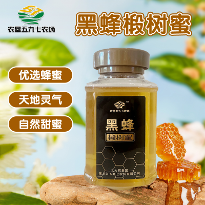 宝清东北黑蜂野生椴树蜂蜜500g纯天然无添加营养滋补佳品