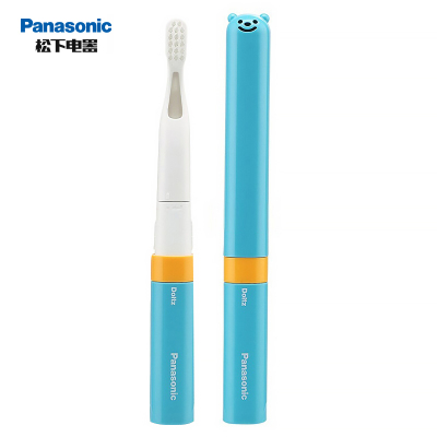松下(Panasonic) 儿童电动牙刷 细软刷毛声波振动牙刷 3-6-12岁宝宝自动牙刷干电池款 EW-DS32-A