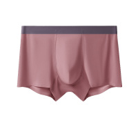 60S莫代尔男士内裤男莫代尔平角裤厂家贴牌定制无痕大码短裤