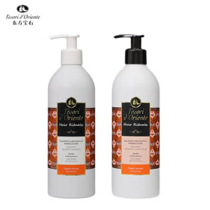 东方宝石洗发水护发素套装 意大利原装进口洗发露男女深层清洁染烫保湿去屑柔顺留香500ml 修护套装(洗发水+护发素)