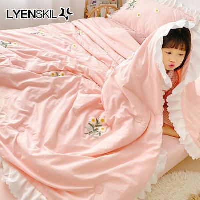 美帮汇夏季水洗棉夏被空调被夏凉被四件套双人单人儿童被芯夏天薄被子