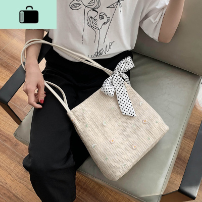 网红包包女2020新款春夏流行编大容量托特包ins洋气百搭单肩包NEW LAKE女士单肩包