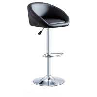 绵冠MIANGUAN吧台椅现代简约升降旋转吧椅多功能靠背高脚椅子酒吧椅前台高脚凳美甲吧凳家用美发椅