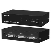 迈拓维矩MT-DV2H 高清dvi分配器1进2出一分二电脑显示器分屏器1080p