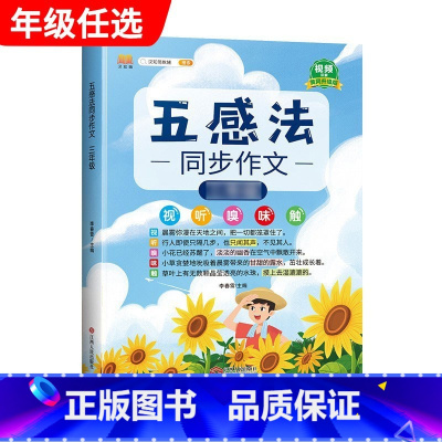 五感法同步作文 小学三年级 [正版]斗半匠五感法写作文三到六年级同步作文全套小学语文一年级二年级看图写话四五上册下册人教