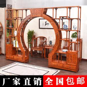 博古架实木中式多宝阁古董展示架仿古客厅茶叶架隔断柜卧室置物架