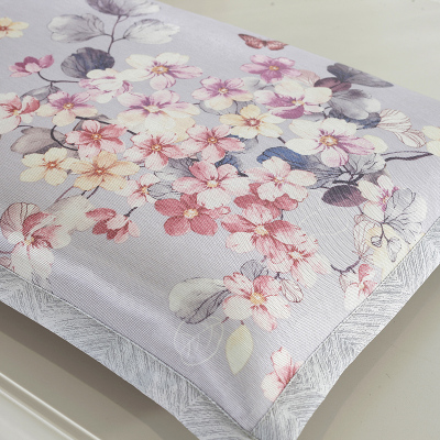 家柏饰(CORATED)夏季双人冰丝枕套仿藤枕席成人夏天加长竹凉席枕头套1.2/1.5米