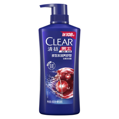 清扬去屑控油洗发水 持久留香洗头膏洗发液男女士 多效水润(男士)508g
