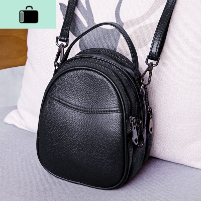 皮小包包女2020新款时尚迷你手机包三层百搭软皮女包单肩斜挎包NEW LAKE女斜挎包