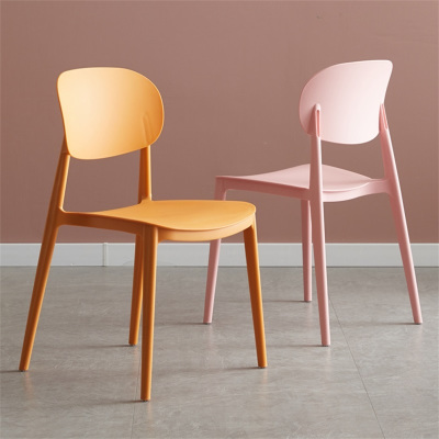 鑫环境 加厚塑料北欧塑料餐椅现代简约家用靠背凳子书桌椅网红奶茶店休闲椅化妆椅办公椅培训椅学学习椅培训椅学习椅一体成型椅凳
