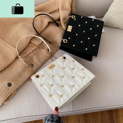 春夏大容量包包2020新款潮韩版百搭斜挎包链条包女洋气时尚单肩包NEW LAKE女士单肩包