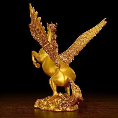 美帮汇铜马摆件铜十二生肖办公室桌马到成功摆设商务送礼礼品