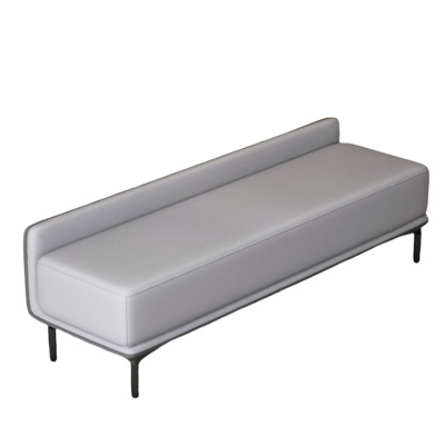 芙瑞塔长条凳120*40*55cm浅灰个