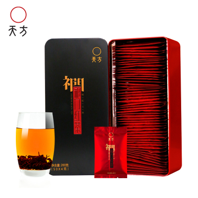 [中华特色]池州馆 天方祁门红茶 200g/盒 长条商务礼盒装 随手礼 红茶 安徽天方茶叶 华东