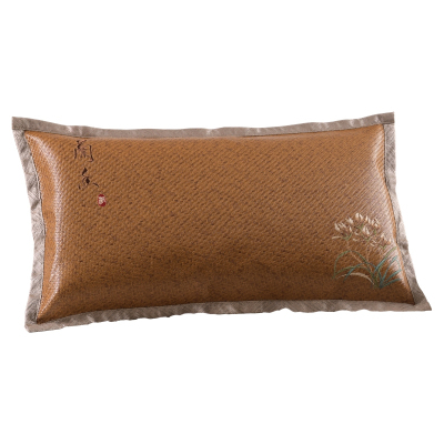 家柏饰(CORATED)夏季冰藤夏凉枕头夏天冰丝凉席荞麦壳皮茶枕芯成人透气凉爽印尼藤