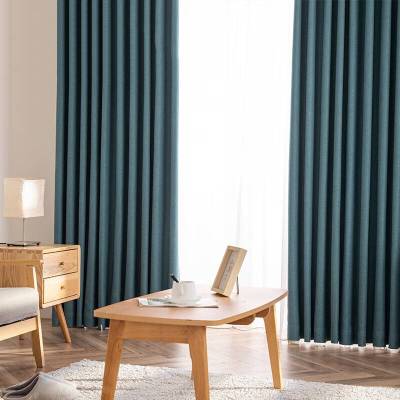 柔美双面麻窗帘宽0.5米~4米,高2.8米以内,定制幅