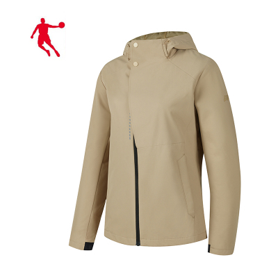 乔丹 夹克风衣 梭织风衣 女上衣 KFD42221310 女款 件(麦棕色 S)