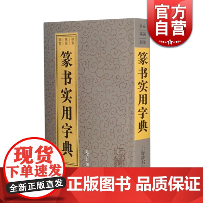 篆书实用字典 过大江 收字以晋/隋/唐书家字迹为主兼收宋/元/明清书法家字迹 书画家 实用查阅 上海辞书 世纪出版