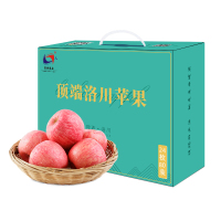 正宗洛川苹果陕西特产红富士水果 24枚80 约5.5kg洛川苹果礼盒