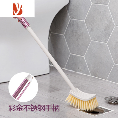 三维工匠 硬毛长柄刷子浴室洗地板刷 卫生间厕所刷地器瓷砖清洁刷