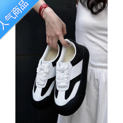 SUNTEK白敬亭同款goodbai蓬蓬鞋厚底小白鞋女休闲板鞋德训鞋面包鞋