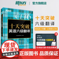 新东方店 十天突破英语六级翻译专项训练 备考2025年6月6级cet6考试英语真题试卷详解模拟 搭阅读听力写作六级词汇单