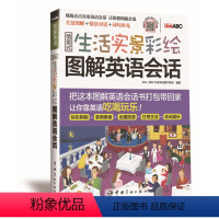 [正版]情景式生活实景彩绘图解英语会话 全景彩绘图解+实用情景会话 MP3音频免费下载