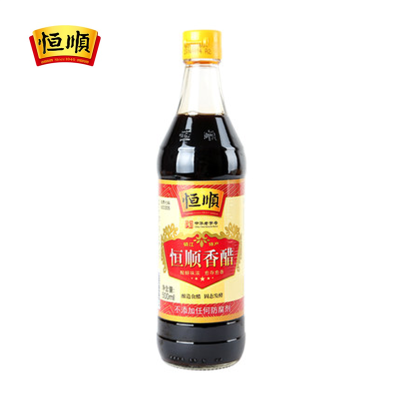 [中华特色]镇江馆 恒顺香醋500ml 镇江香醋 调味品料 镇江特产香醋 蘸料调味醋 华东