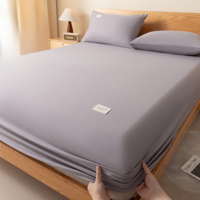 新款宿舍学生100纯棉床笠单件床罩床垫保护罩床单床套罩2_183