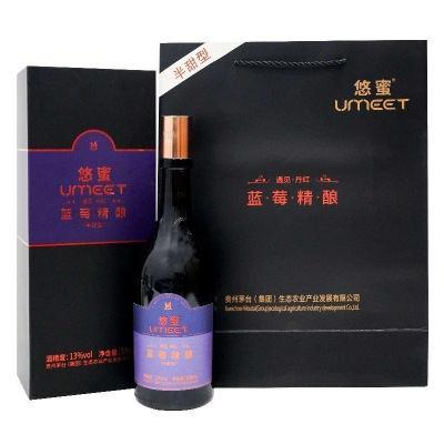 贵州茅台集团 茅台蓝莓精酿半甜550ml*4瓶