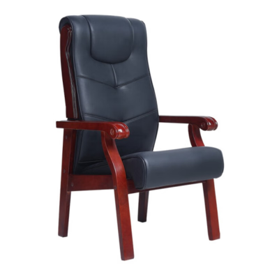 东杉 办公椅 皮质洽谈椅会议椅 把