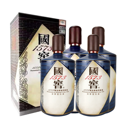 国窖1573 (书香门第)生命中的那坛酒55度1L *4瓶浓香型白酒
