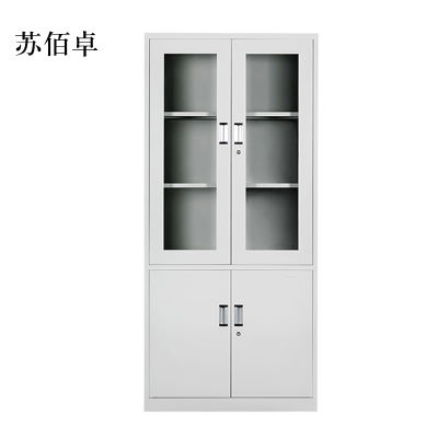 苏佰卓钢制文件柜资料柜档案柜财务凭证柜带锁储物柜铁皮柜书柜大器械文件柜
