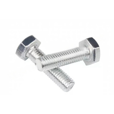 JIBIN/继彬 GB30 外六角螺栓 碳钢 4.8级 镀锌 全牙 M10×130 个