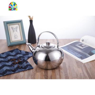 大容量加厚不锈钢玲珑壶花茶壶酒店饭店餐厅食堂泡茶壶带盖烧水壶 FENGHOU 玲珑壶14cm(1L)2-3人使用