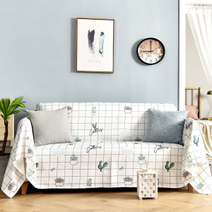 美帮汇北欧沙发套罩田园风格小清新沙发巾全包四季通用防滑盖布