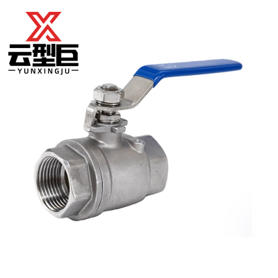 云型巨 304不锈钢球阀 不锈钢耐高温球阀内螺纹丝扣两片式锅炉蒸汽阀门 单位:个