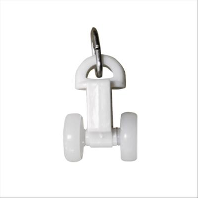 点时诚鑫窗帘滑轮方轮 总宽1.9CM*直径1.3CM*中宽6MM 1个