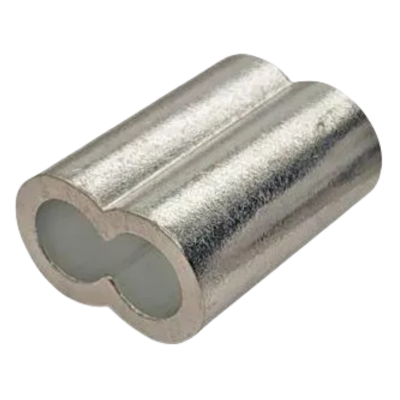 钢丝绳夹头8字铝套铝夹头 10mm