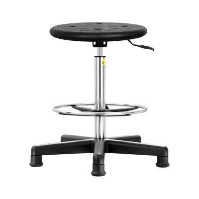 臻远ZY-7947 防静电椅子车间流水线升降椅子 60-80CM尼龙黑脚杯