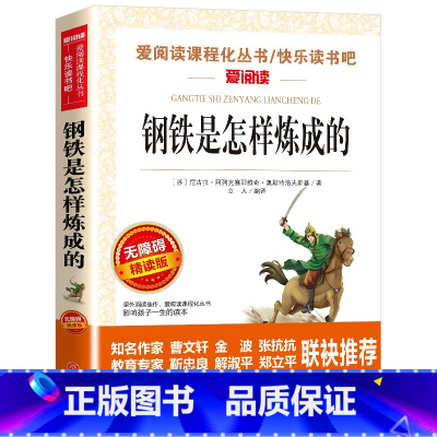 钢铁是怎样炼成的--单本 [正版]爱的教育原著假如给我三天光明 海底两万里钢铁怎样炼成的 昆虫记小学生版快乐读书吧三四五