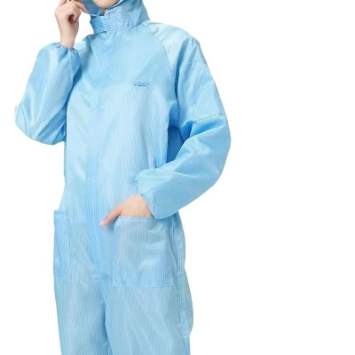 天富星 防尘防静电连帽防护服 连体式 件