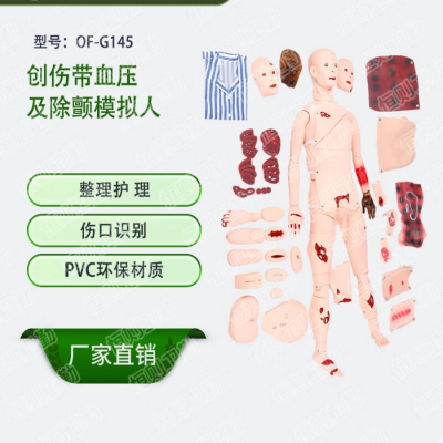 恒则卫勤 OF-G145全功能急救护理创伤止血包扎技术模拟人现场处理培训器材