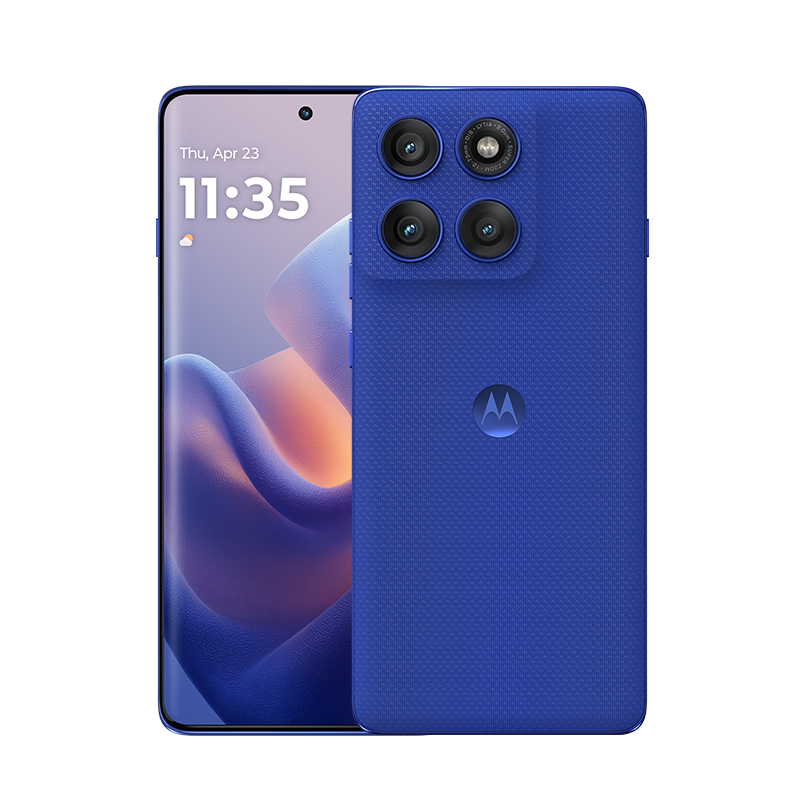 摩托罗拉 联想moto edge 60 Pro 索尼5000万影像系统 6000mAh电池 悬浮四曲机身 5GAI手机 12+512 极光蓝莓